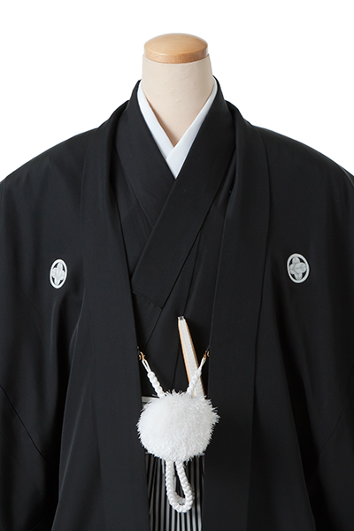 男物紋付・羽織(黒紋付・袴は仙台平)