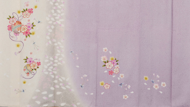 振袖[薄紫・鈴・桜]