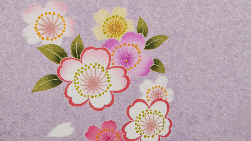 振袖[薄紫・鈴・桜]