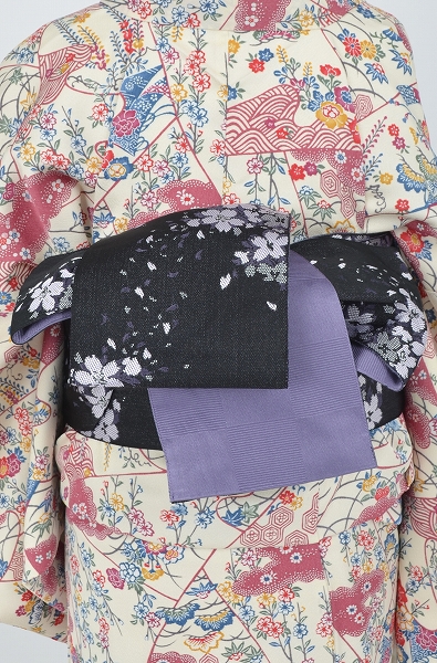 小紋(カジュアル・紫)